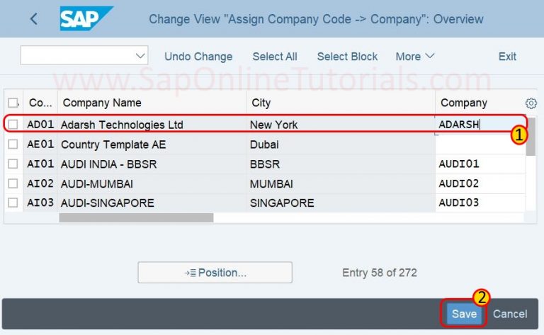 assign-company-code-to-company-in-sap-hana-sap-tutorial