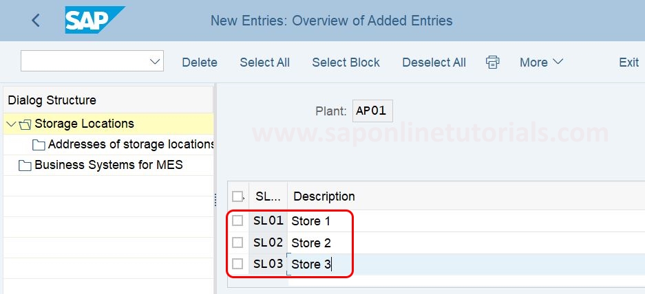 Maintain Storage Location in SAP S4Hana