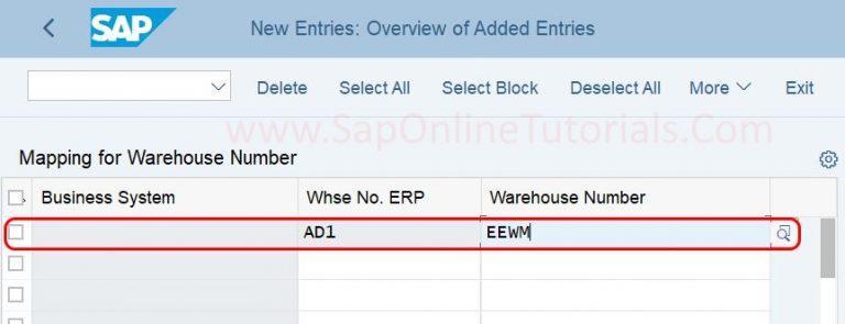 How to Map Warehouses in SAP S/4Hana to Embedded EWM - SAP Tutorial