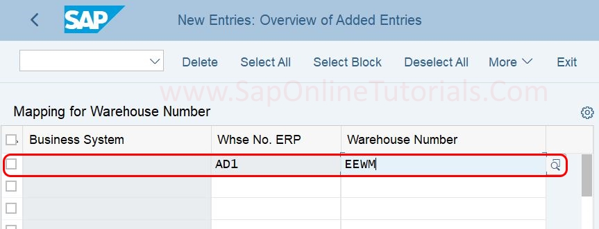 Mapping Warehouses in SAP S4Hana to Embedded SAP EWM