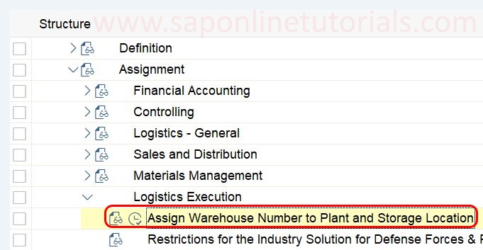 sap storage location assignment to plant