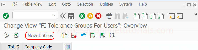 FI Tolerance Groups for Users in SAP S4 Hana