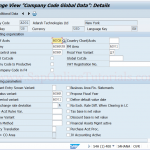 Global Parameters for Company Code in SAP S/4 Hana