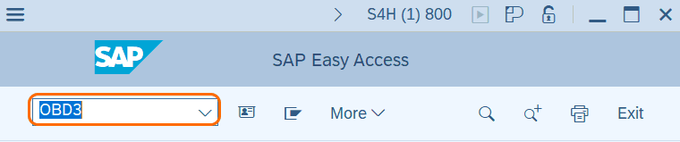 SAP Transaction code OBD3 to create vendor account groups