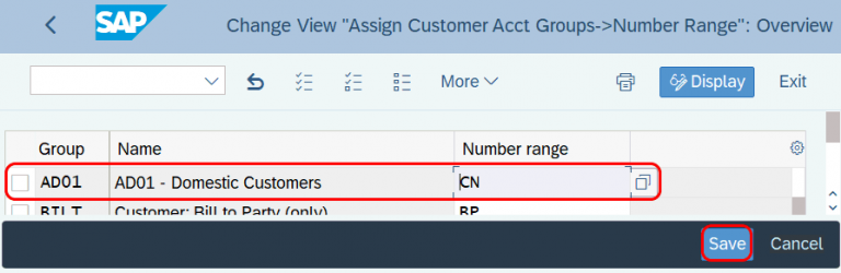 Assign Number Ranges To Customer Account Groups In Sap Hana 8045