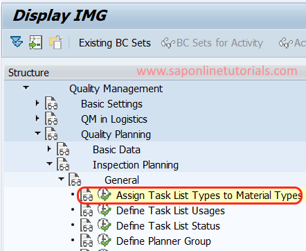 assignment type in sap