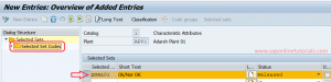 Define Selected Sets In SAP QM - SAP Hana QM - SAP Tutorial