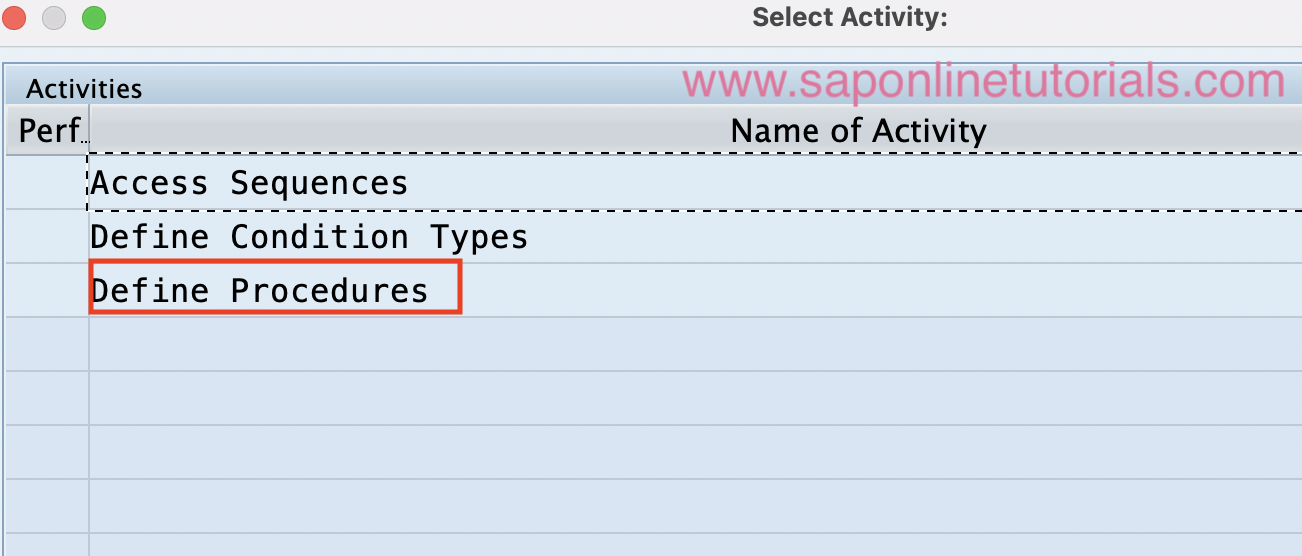 Define GST Tax Procedure in SAP HANA