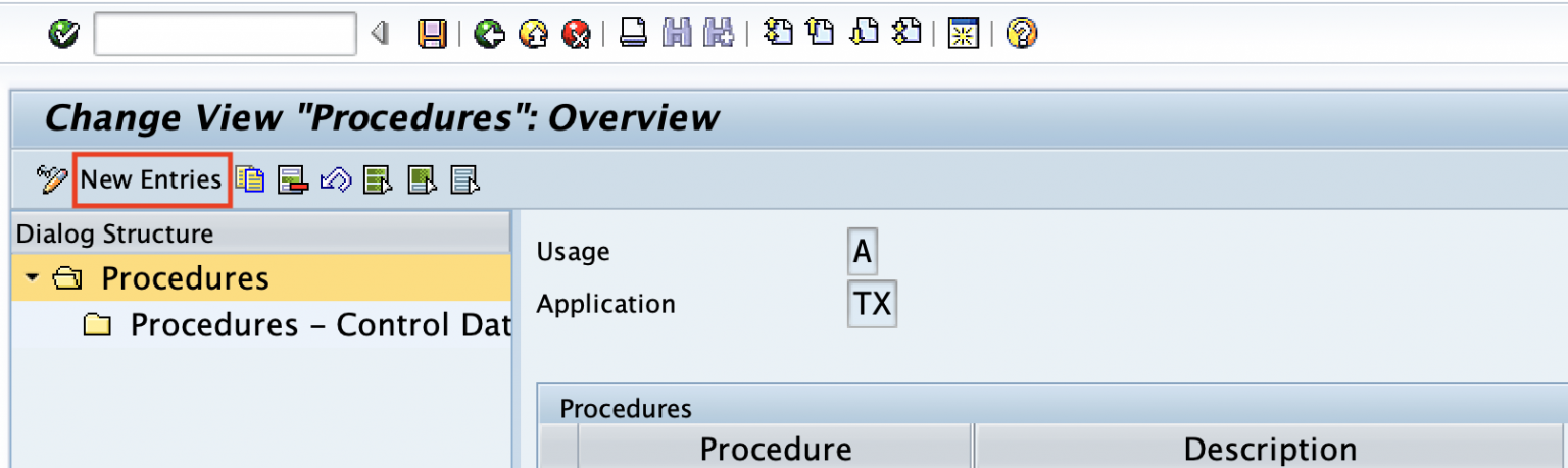 tax procedure assignment table in sap