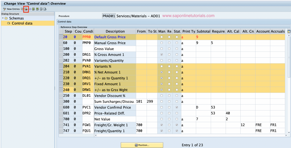 define-pricing-procedure-calculation-schema-in-sap-s4-hana-sap-tutorial