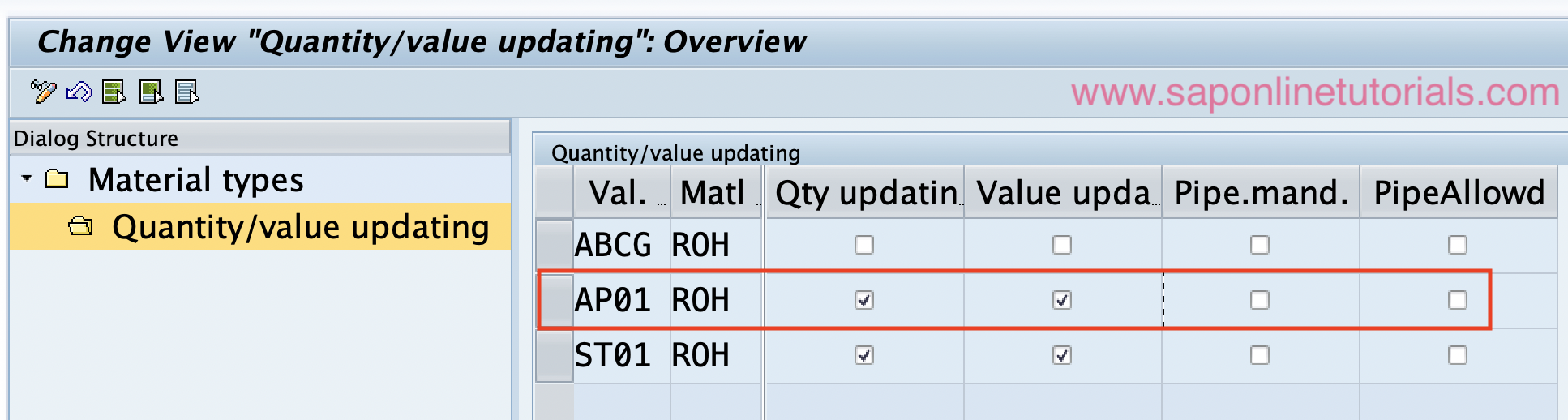 Cómo activar la actualización de cantidades y valores en SAP S4 Hana
