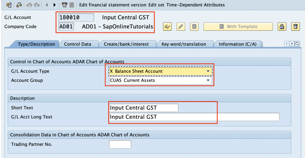 bank charges gl assignment in sap